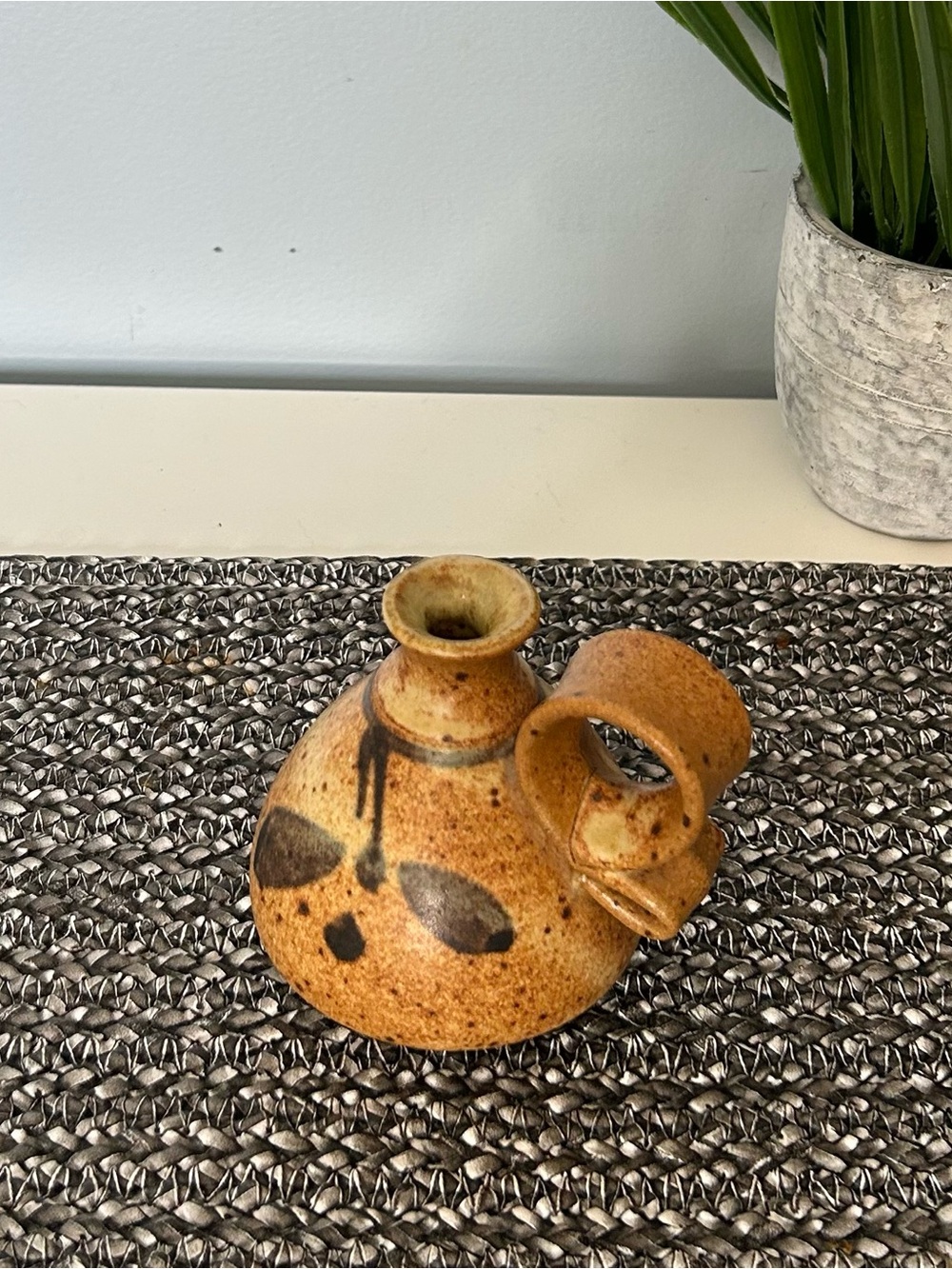 Sarah Pike Canadian Studio Pottery  
Mini Vase Signed